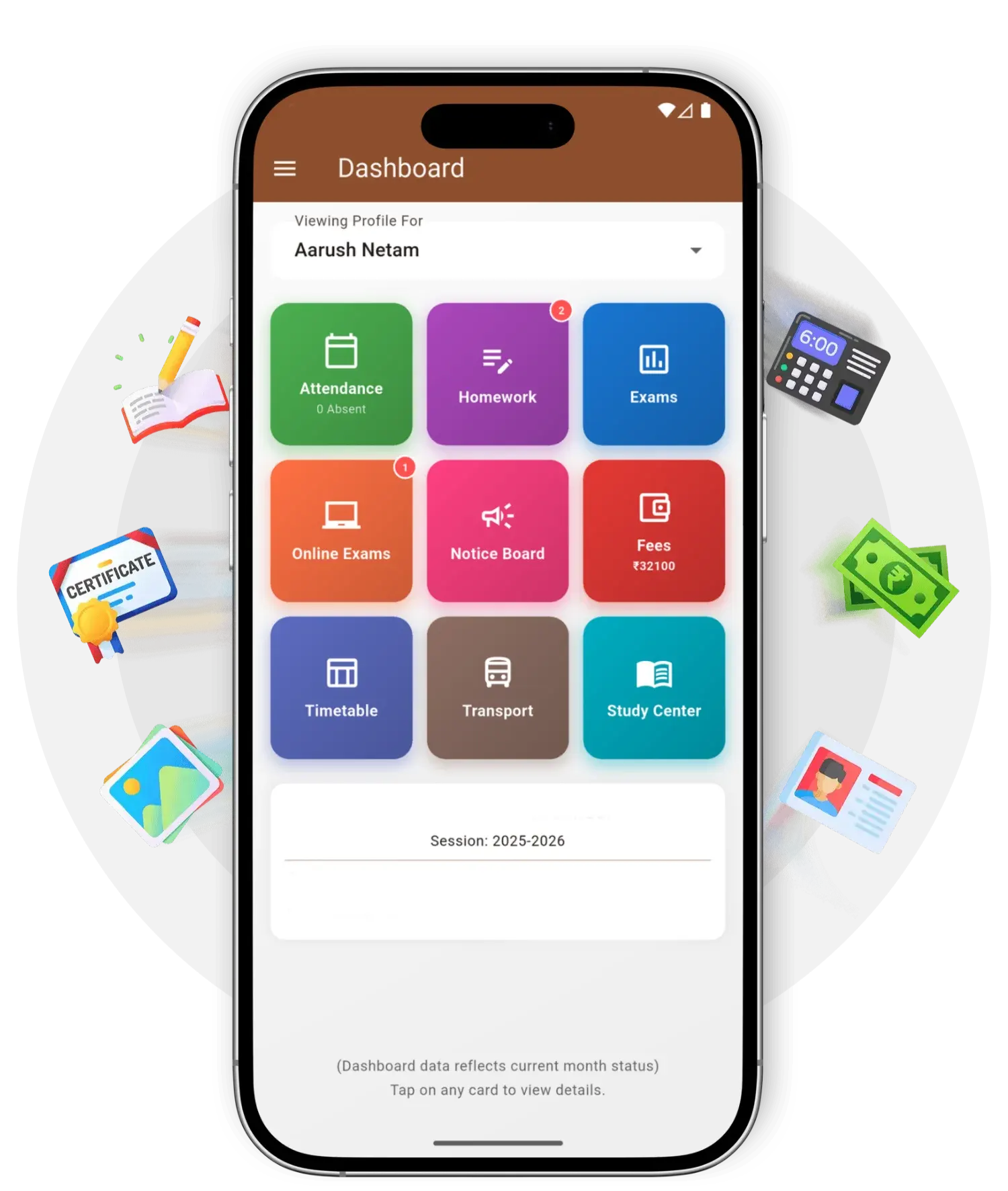 School Management System Illustration